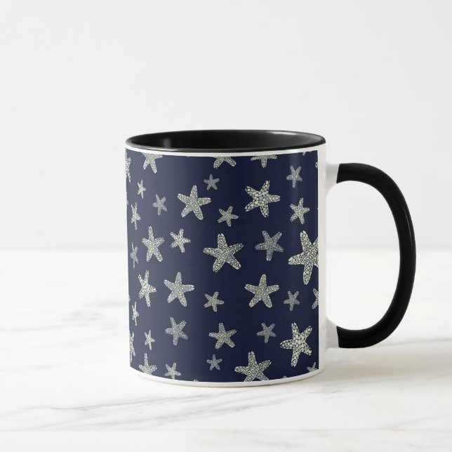 Taza Mar del modelo de las estrellas de mar (Derecha)