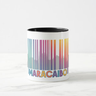 Taza Maracaibo City Barcode Art Latin Pride