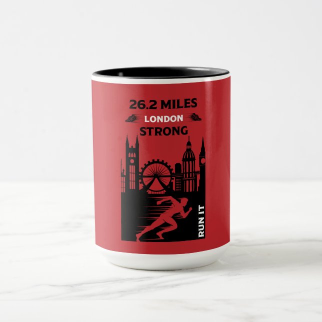 Taza Marathon Runner Londres 26.2 (Centro)
