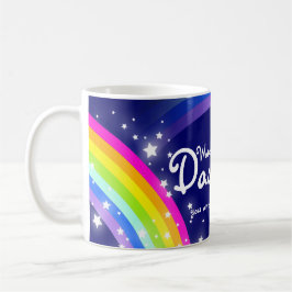 Taza Maravillosa risa arcoiris maricón azul