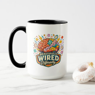 Taza Maravillosamente cableado de manera diferente Neur
