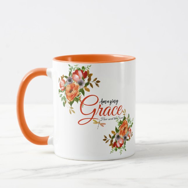 Taza Maravilloso acuarela floral (Izquierda)