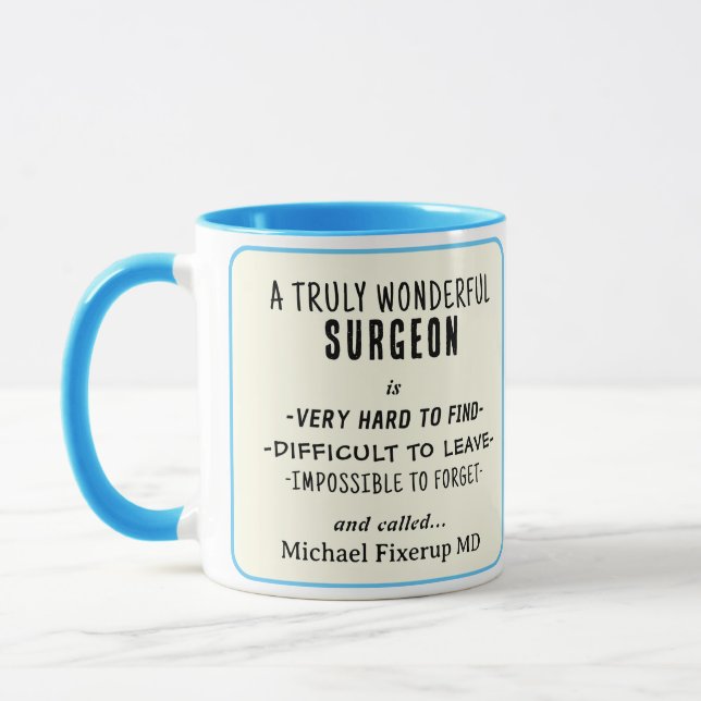 Taza Maravilloso Cirujano Mug (Izquierda)