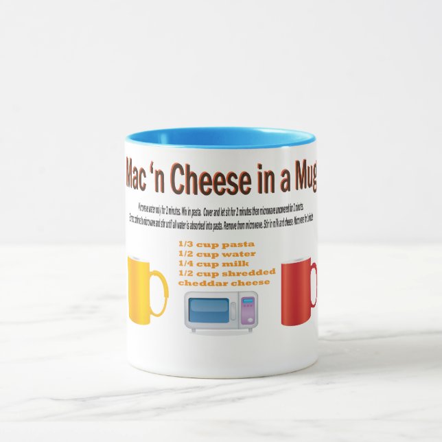 Taza Maravilloso macarrón y receta asombrosa de queso M (Centro)