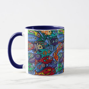 Taza Maravilloso y Coloridamente Diferente Bebida Mug