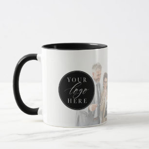 Taza Marca de foto del logotipo de negocios del persona