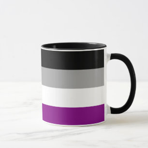 Taza Marca de orgullo asexual