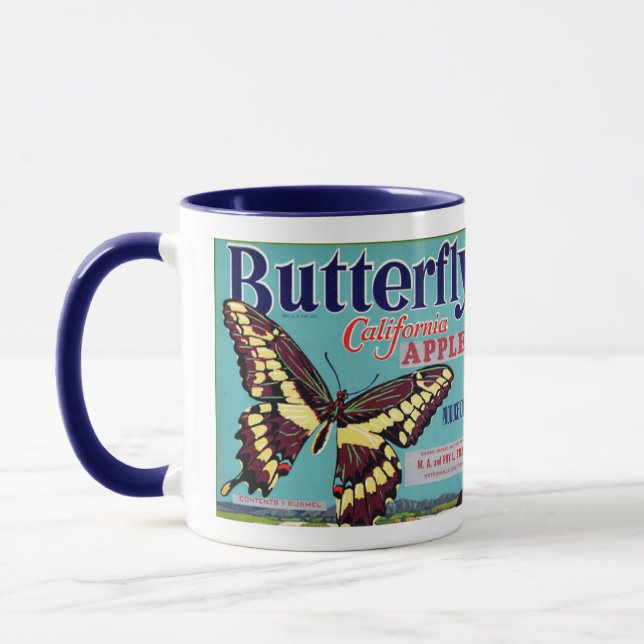 Taza Marca Mariposa (Izquierda)