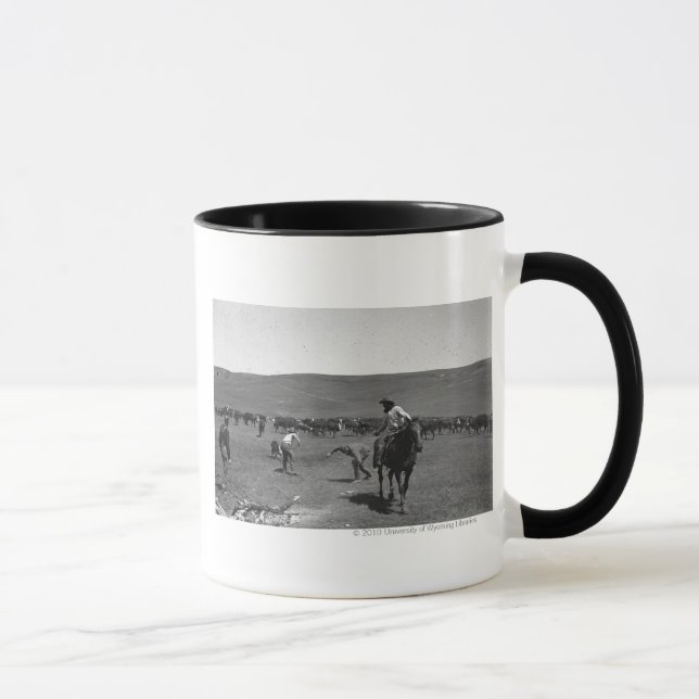 Taza Marcado en caliente de los vaqueros (Derecha)