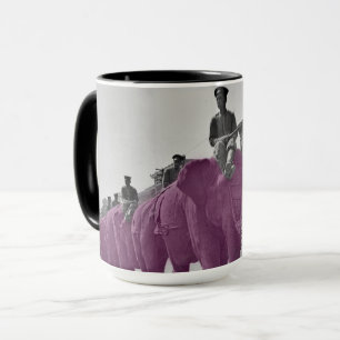 Taza Marcha del circo de los años 20 del Elefante Púrpu