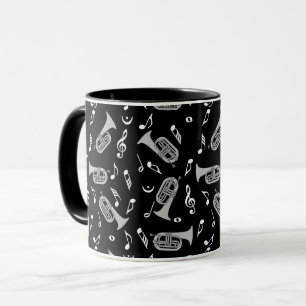 Taza Marchando notas musicales de Baritone