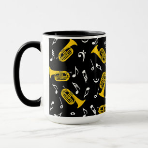 Taza *Marchando notas musicales de Baritone