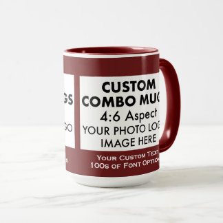 Taza Marco 4:6 Combinación personalizada de marco de fo