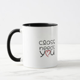 Taza Marco de corazón de regalo de agradecimiento a mae