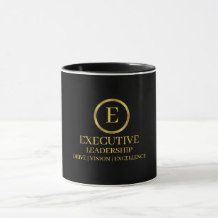 Taza Marco dorado de círculo celta