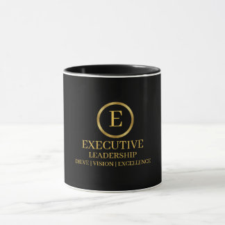 Taza Marco dorado de círculo celta