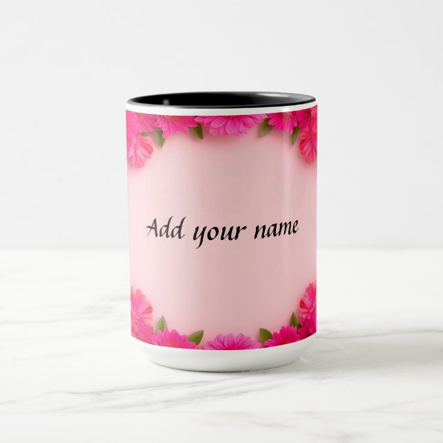 Taza Marco floral colorido (Centro)