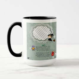 Taza Marco fotográfico con bruja, monstruos, fantasma, 