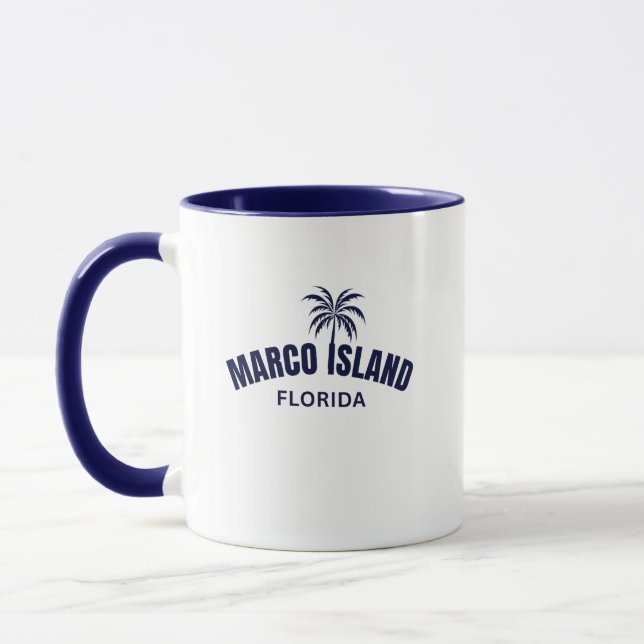 Taza Marco Island Florida Café Mug (Izquierda)