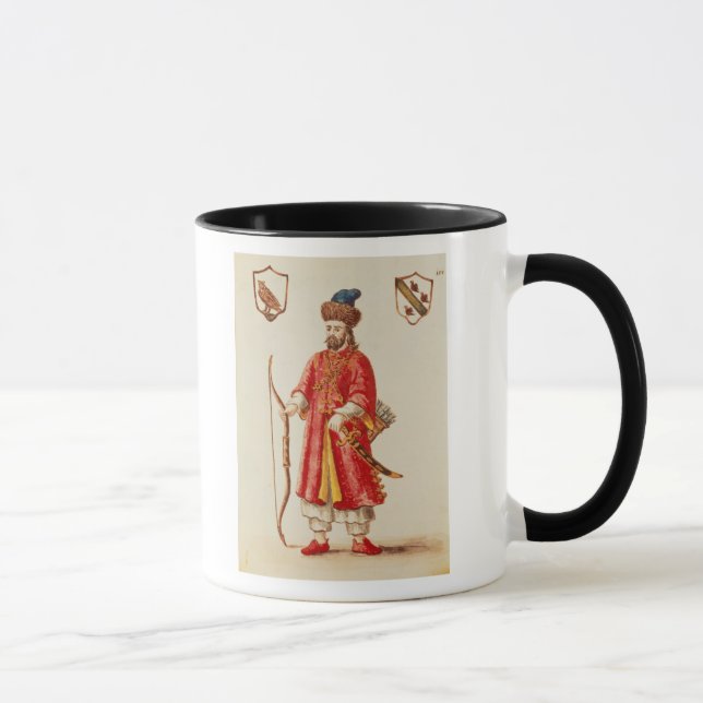 Taza Marco Polo se vistió en traje del tártaro (Derecha)