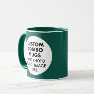 Taza Marco Redondo 2 Foto Logo Cazador Verde Combo Pers