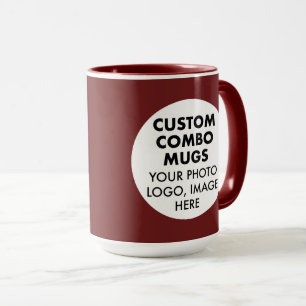Taza Marco Redondo 2 Foto Logo Grande Combo Personaliza
