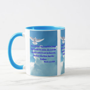 Taza Marcos 13:32 KJV Biblia Verse Pic Mug De Dos Tones
