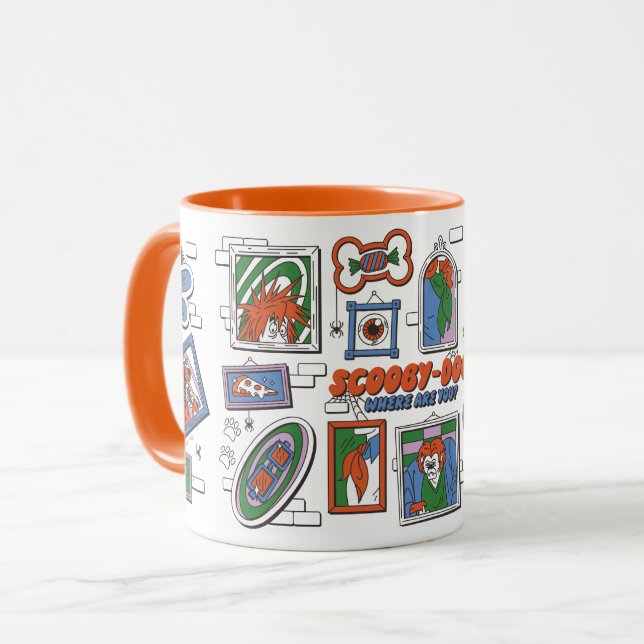 Taza Marcos de fotos de Halloween de Scooby-Doo (Anverso izquierdo)