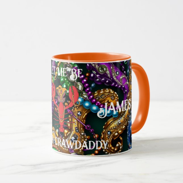 Taza Mardi Gras CrawDaddy (Anverso derecho)