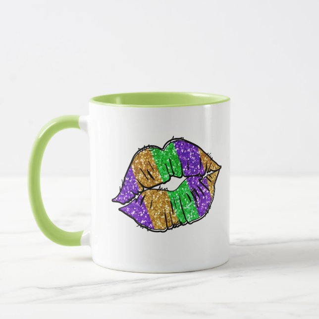 Taza Mardi Gras Kiss Mug (Izquierda)