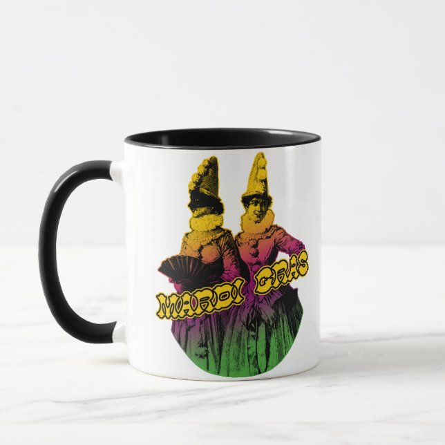 Taza Mardi Gras Revelers (Izquierda)