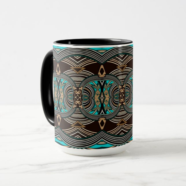 Taza Marea oceánica Resumen de la manada tribal (Anverso izquierdo)