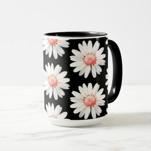 Taza Margaritas de punto rojo (Anverso derecho)