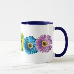 Taza Margaritas del arco iris