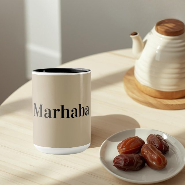 Taza Marhaba - saludo árabe simple (Subido por el creador)