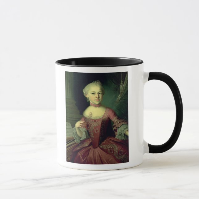 Taza Maria Anna Mozart, llamada 'Nannerl (Derecha)