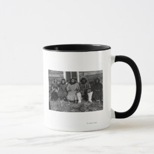 Taza María reno y su familia en Alaska