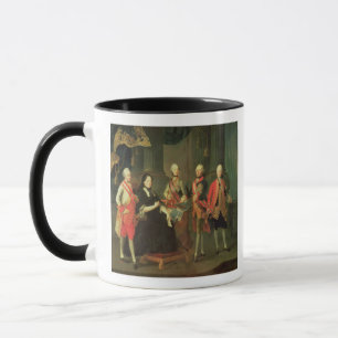 Taza Maria Teresa de Austria con cuatro de ella