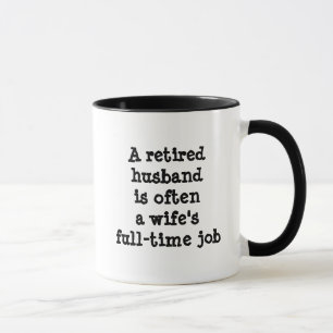 Taza Marido retirado Mug