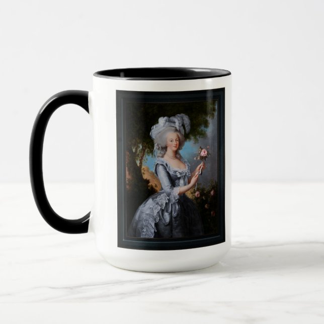 Taza Marie Antoinette Con Un Rosa (Izquierda)