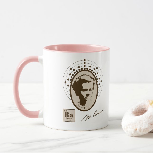 Taza Marie Curie (Con donut)