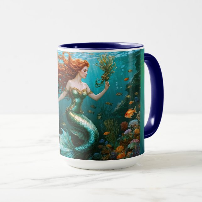 Taza "Marielle" - Hermosa sirena bailarina (Anverso derecho)