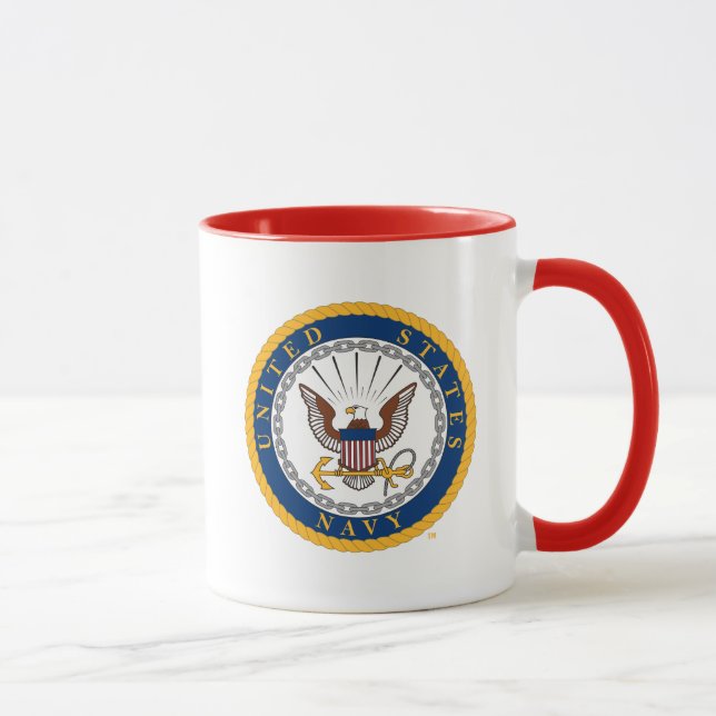 Taza Marina de Estados Unidos | Emblema naval (Derecha)
