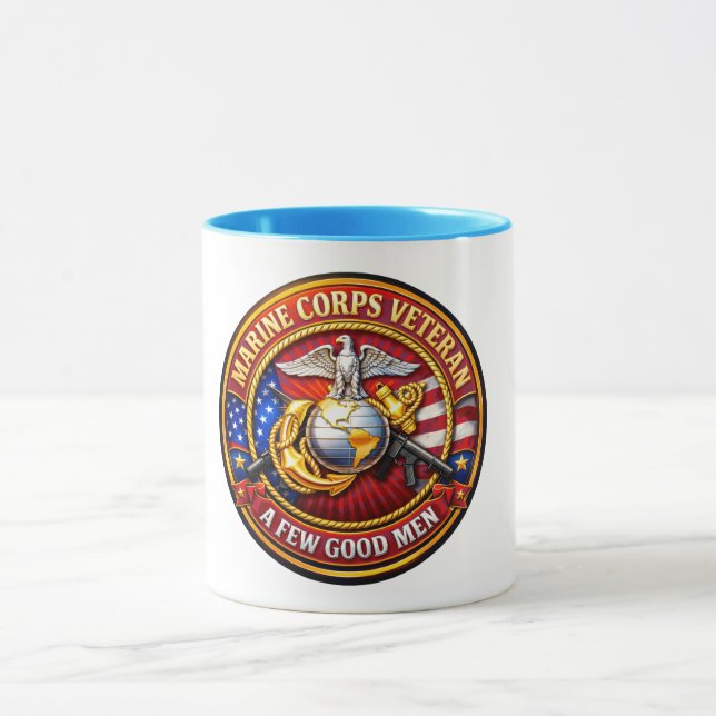 Taza Marine Veteran Coffee Mug (Centro)