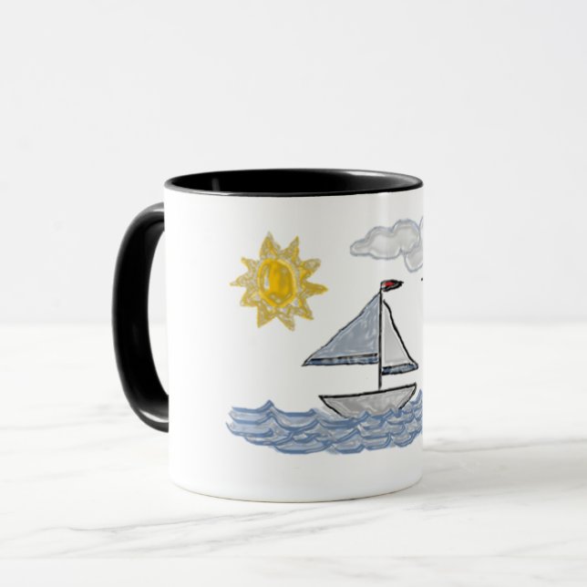Taza Marinero 3D (Anverso izquierdo)