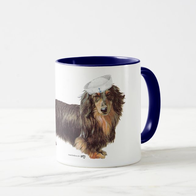 Taza Marinero Dachshund (Anverso derecho)