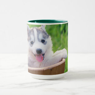Taza Marioneta siberiana en una olla