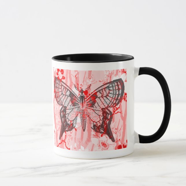 TAZA MARIPOSA. (Derecha)