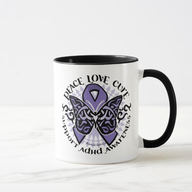 Taza Mariposa 2 tribales de ADHD (Derecha)