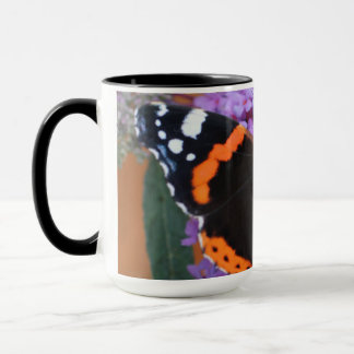 Taza Mariposa Almirante Rojo